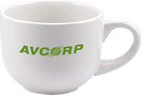 Ceramic Mugs: 19oz White Soup Mugs